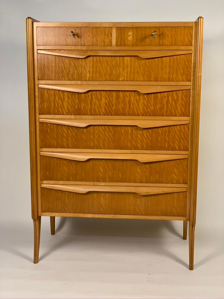 Italian Midcentury Chest of Drawers In Good Condition In Firenze, Toscana