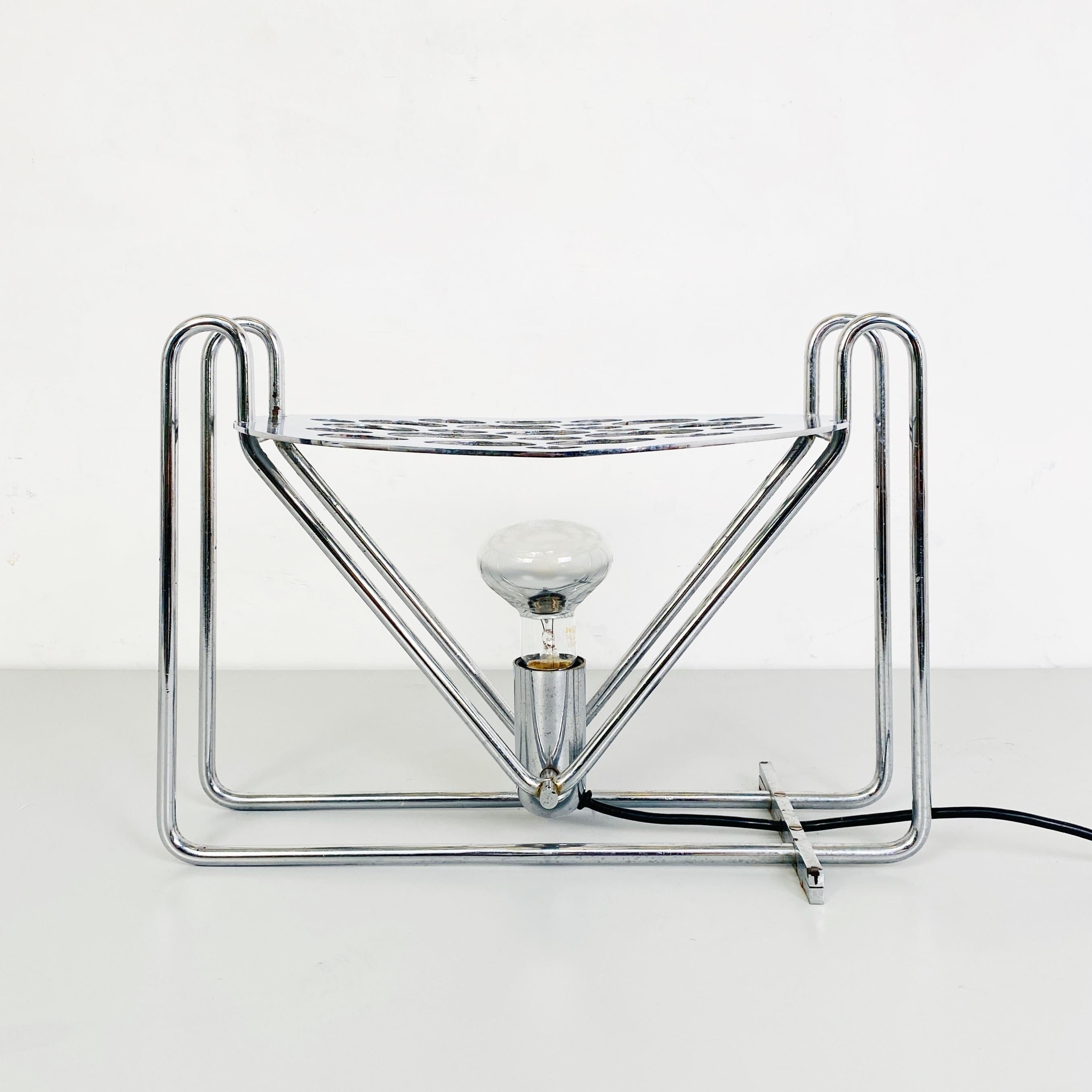 Mid-Century Modern Italian Mid-Century Chrome Table Lamp with Glass Spheres, 1970s