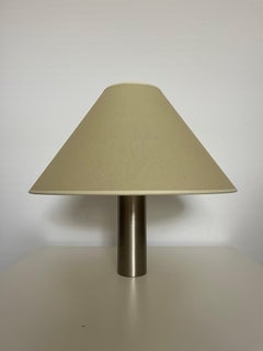 Italian Mid-Century Chromed Metal Table Lamp, 1970s
