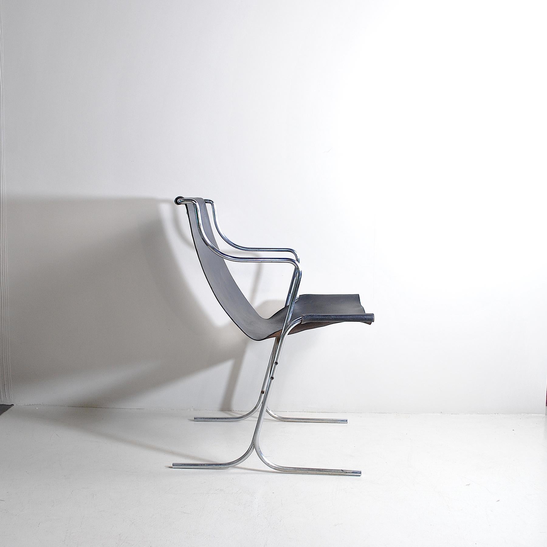 Mid-Century Modern Italian Midcentury Club Chair, Late 1960s For Sale