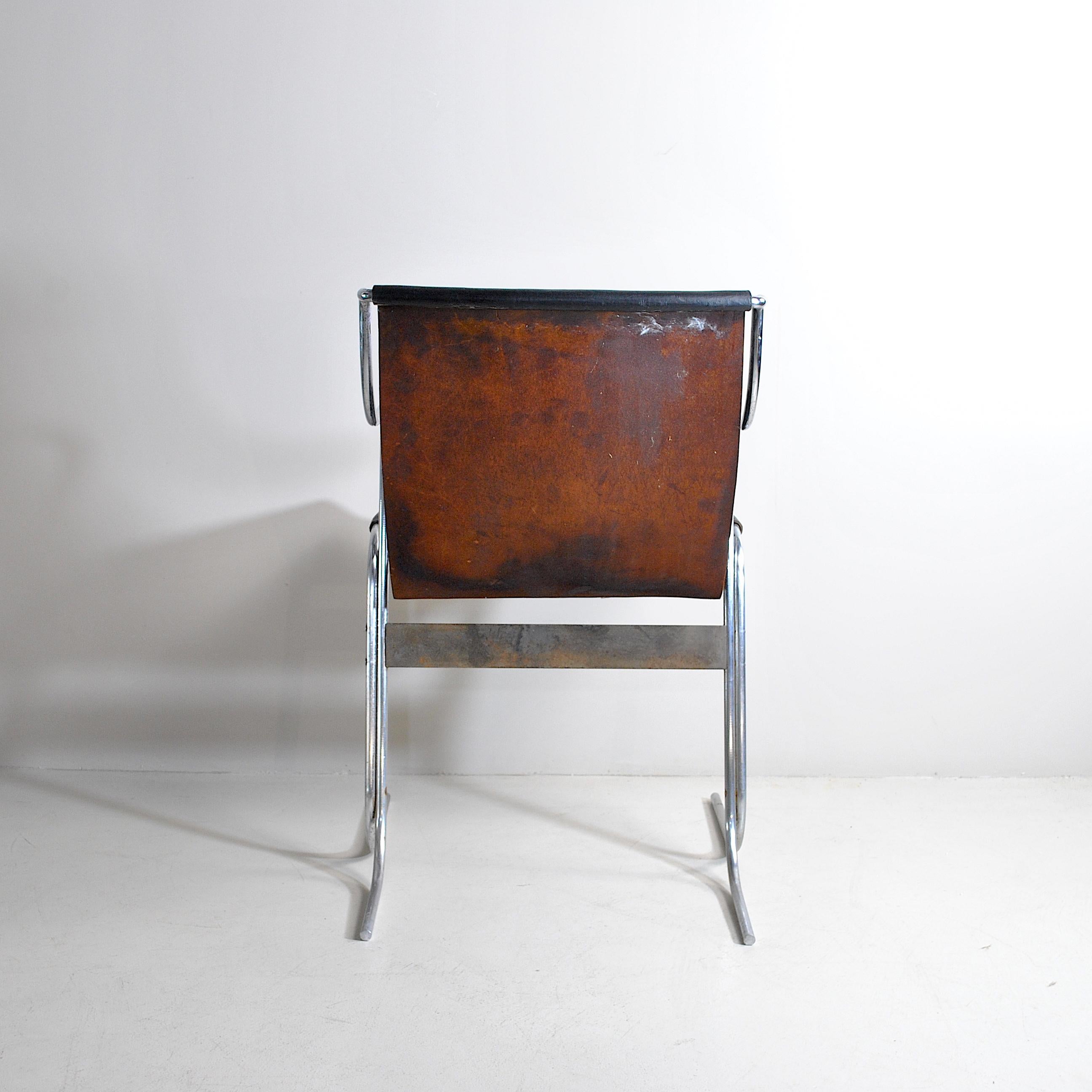 Mid-20th Century Italian Midcentury Club Chair, Late 1960s For Sale