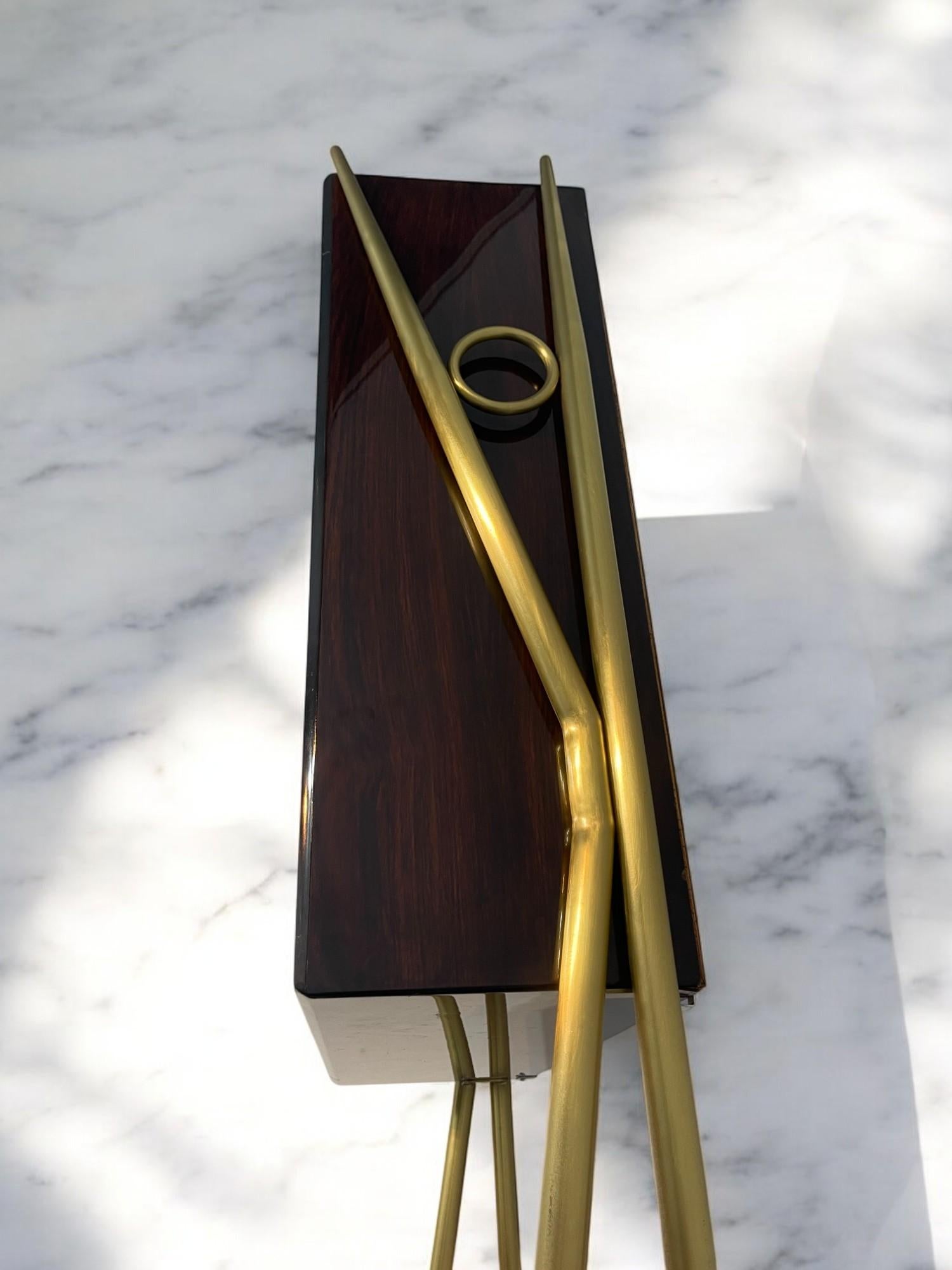Set da cocktail bar con mobile in stile Gio Ponti, 1950 in vendita 3