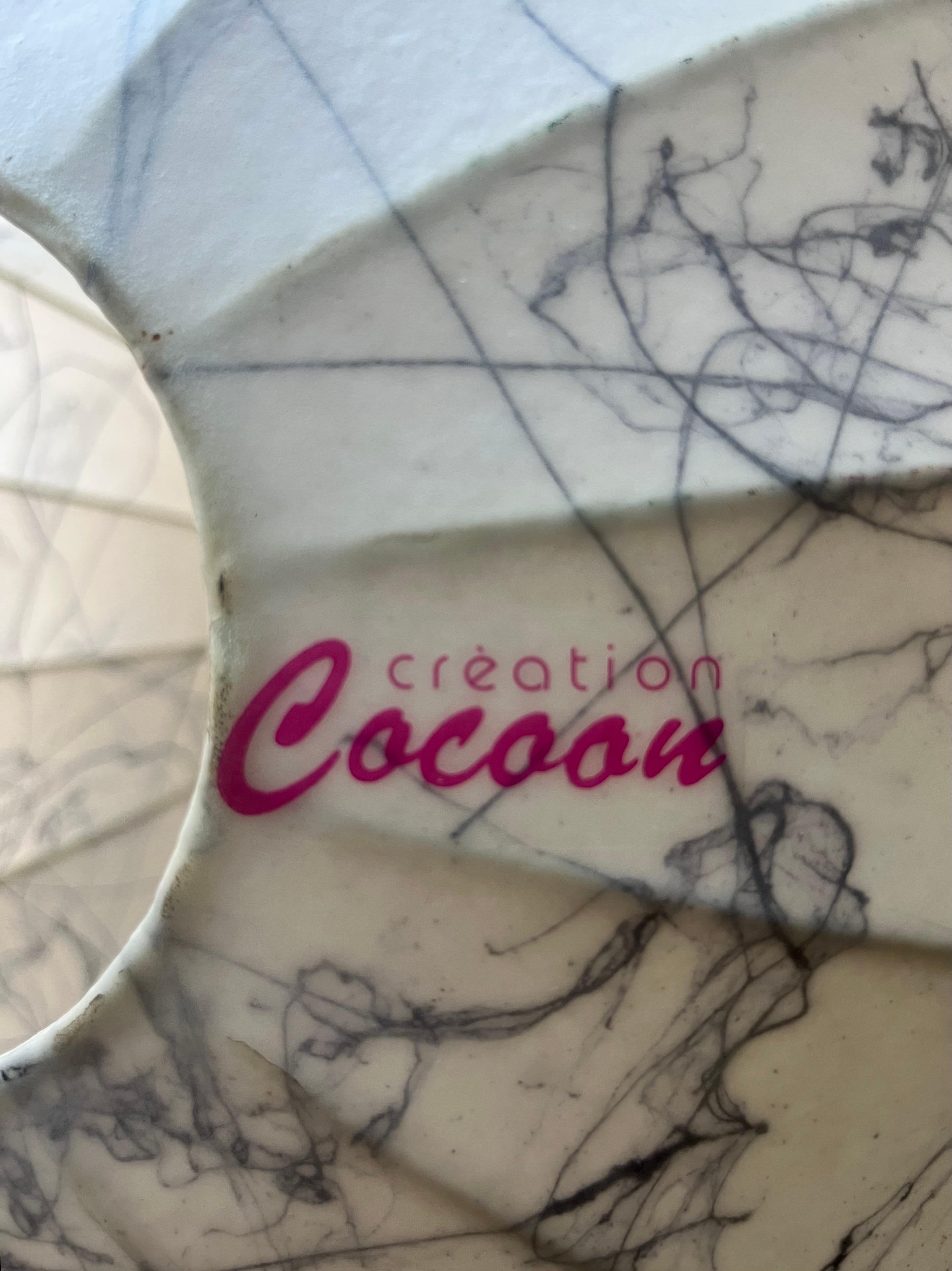 Lampadario italiano di metà secolo Cocoon Grey di 