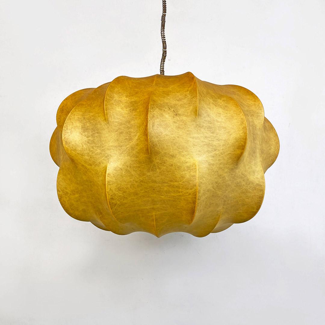 Mid-Century Modern Italian Mid Century Cocoon Nuvola Chandelier by Tobia Scarpa for Flos, 1962