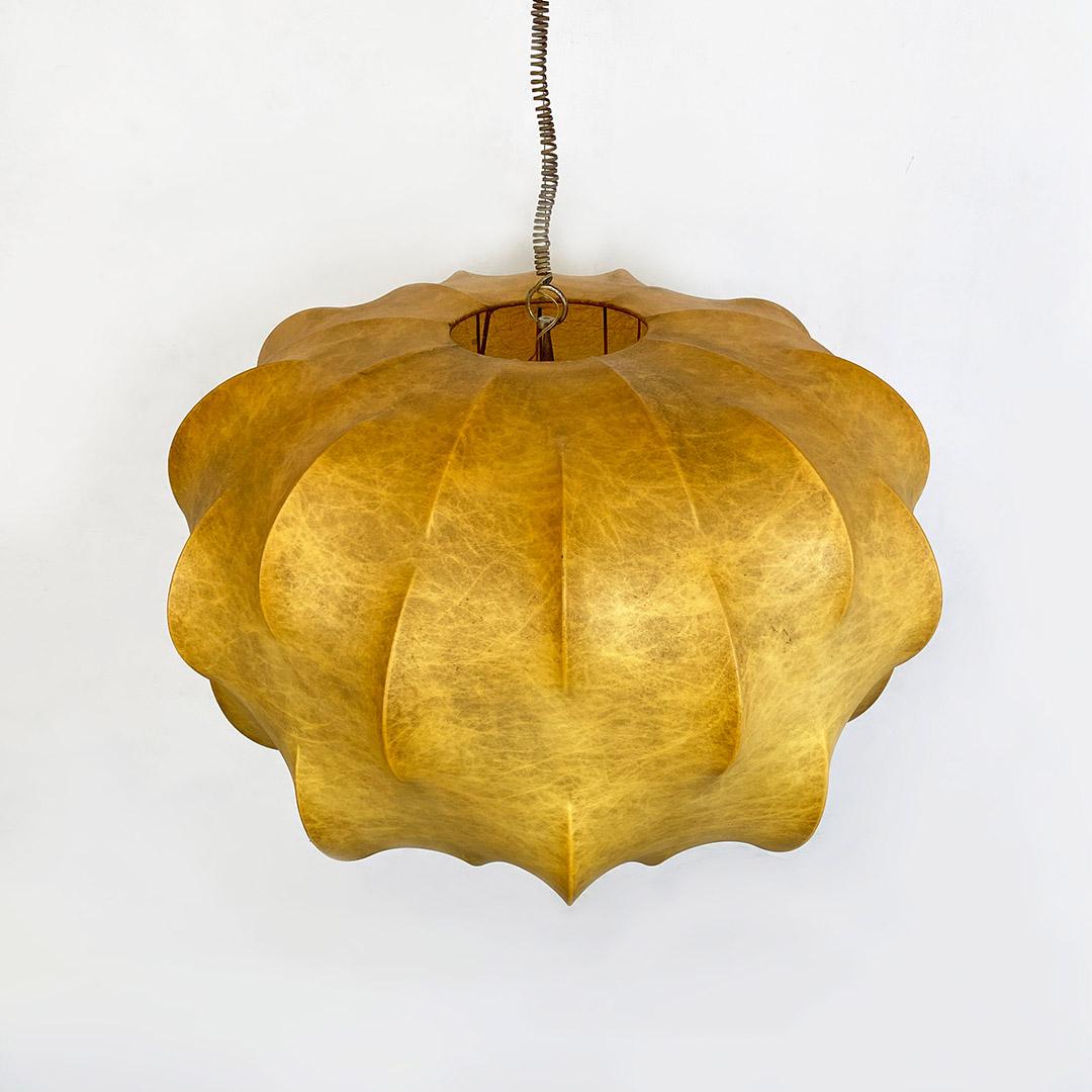 Italian Mid Century Cocoon Nuvola Chandelier by Tobia Scarpa for Flos, 1962 In Good Condition In MIlano, IT