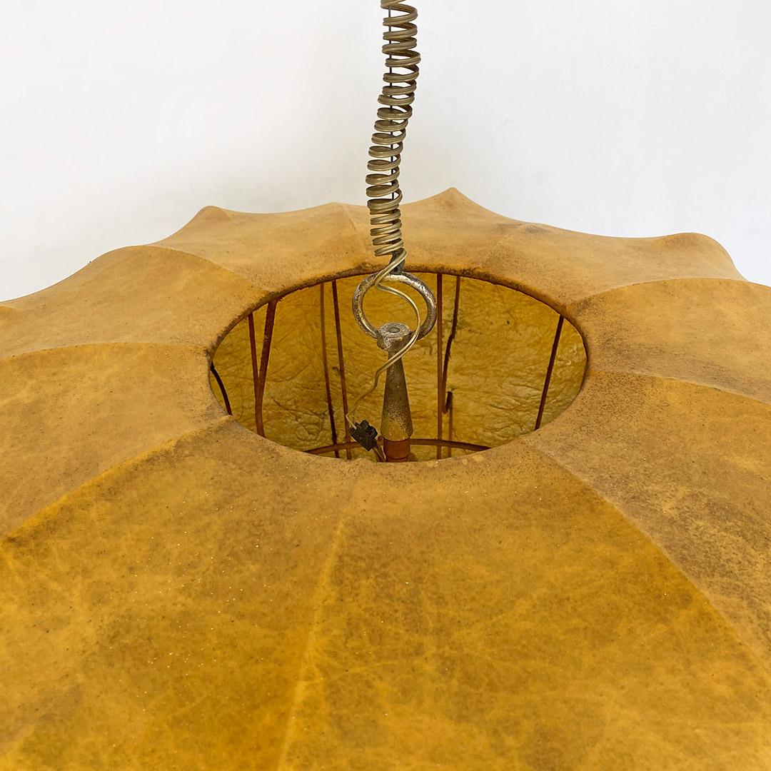 Italian Mid Century Cocoon Nuvola Chandelier by Tobia Scarpa for Flos, 1962 1