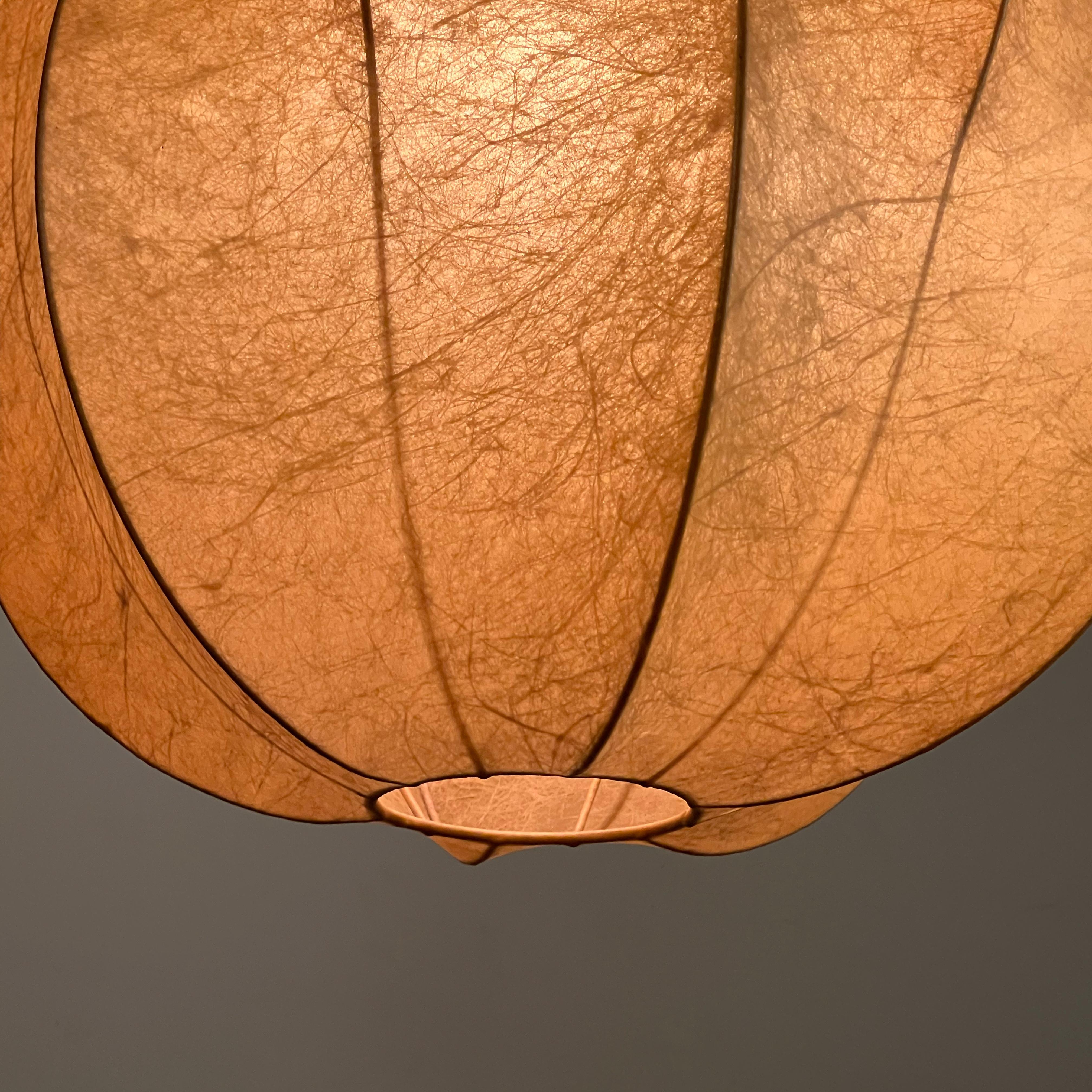Italian Mid-Century Cocoon Pendant Light , 1960s 4