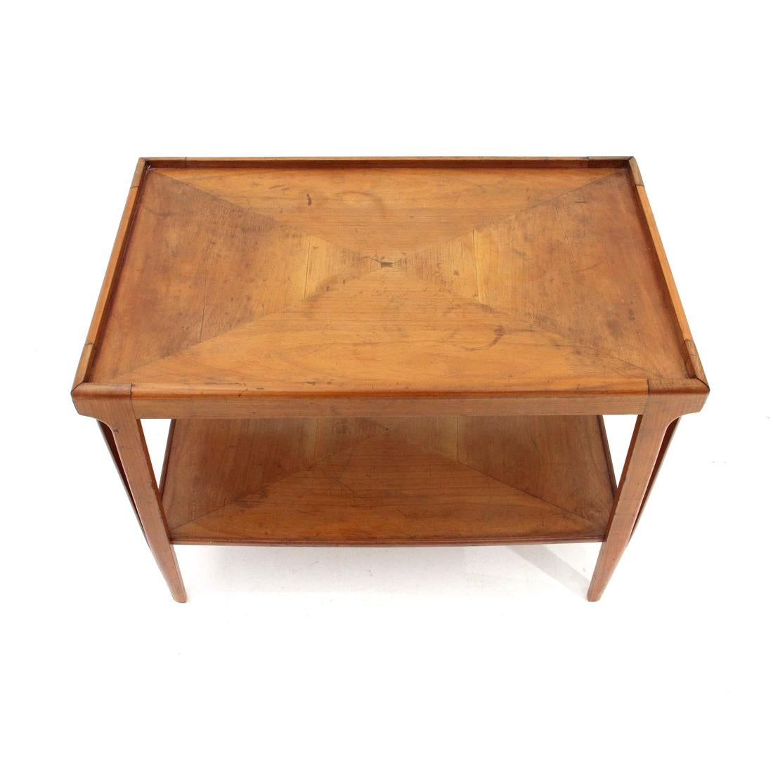 Wood Italian Midcentury Coffee Table, 1950s