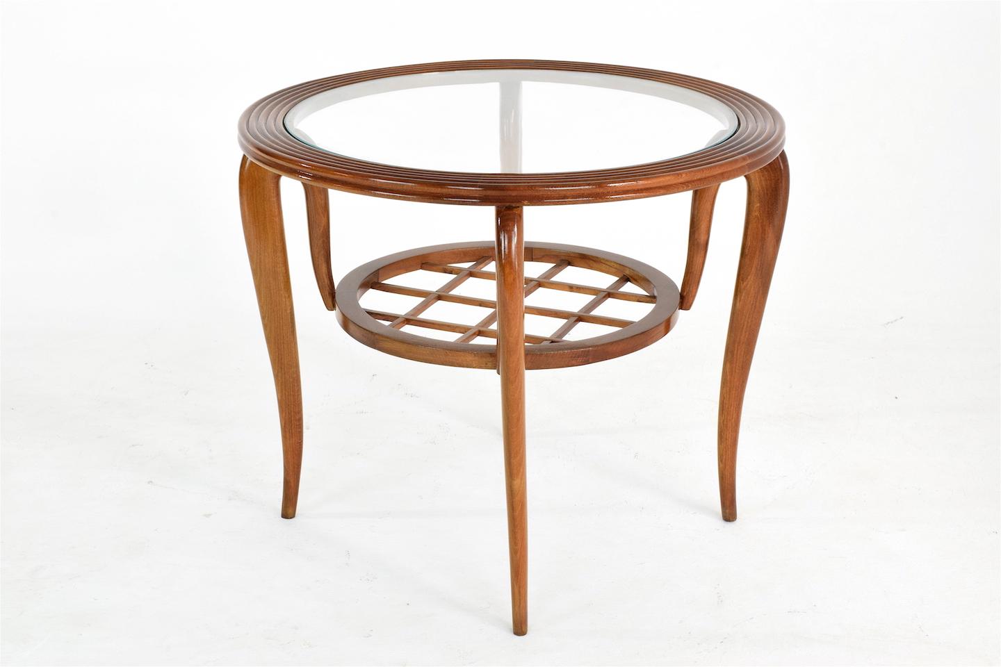 Italian Midcentury Coffee Table by Poalo Buffa, 1950s 6