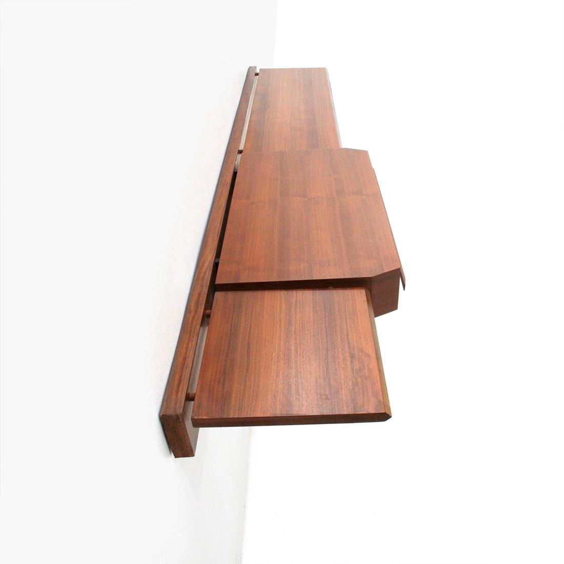 Wood Italian Midcentury Console by Dino Cavalli for Tredici, 1950s