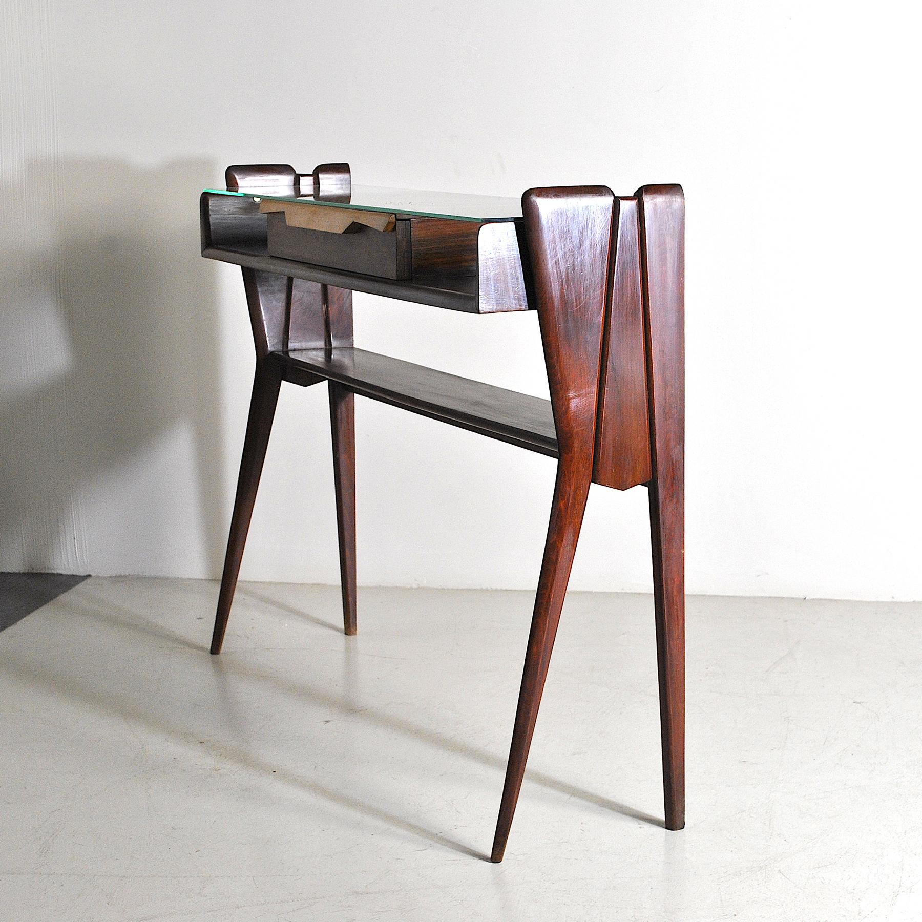 Table console italienne de style Ico Parisi, fin des années 50 en vente 2