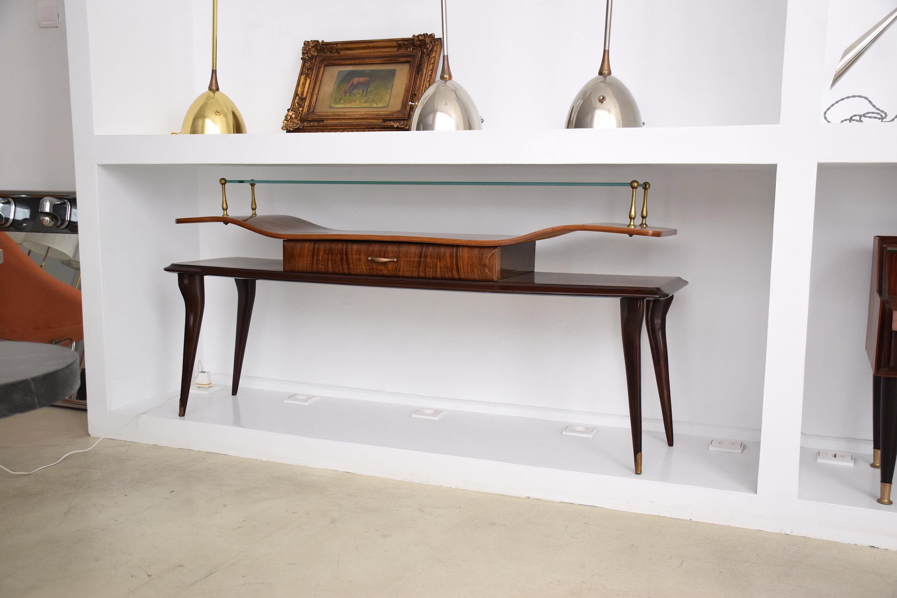 Italian Mid-Century Console Table or Sideboard, 1950's 4