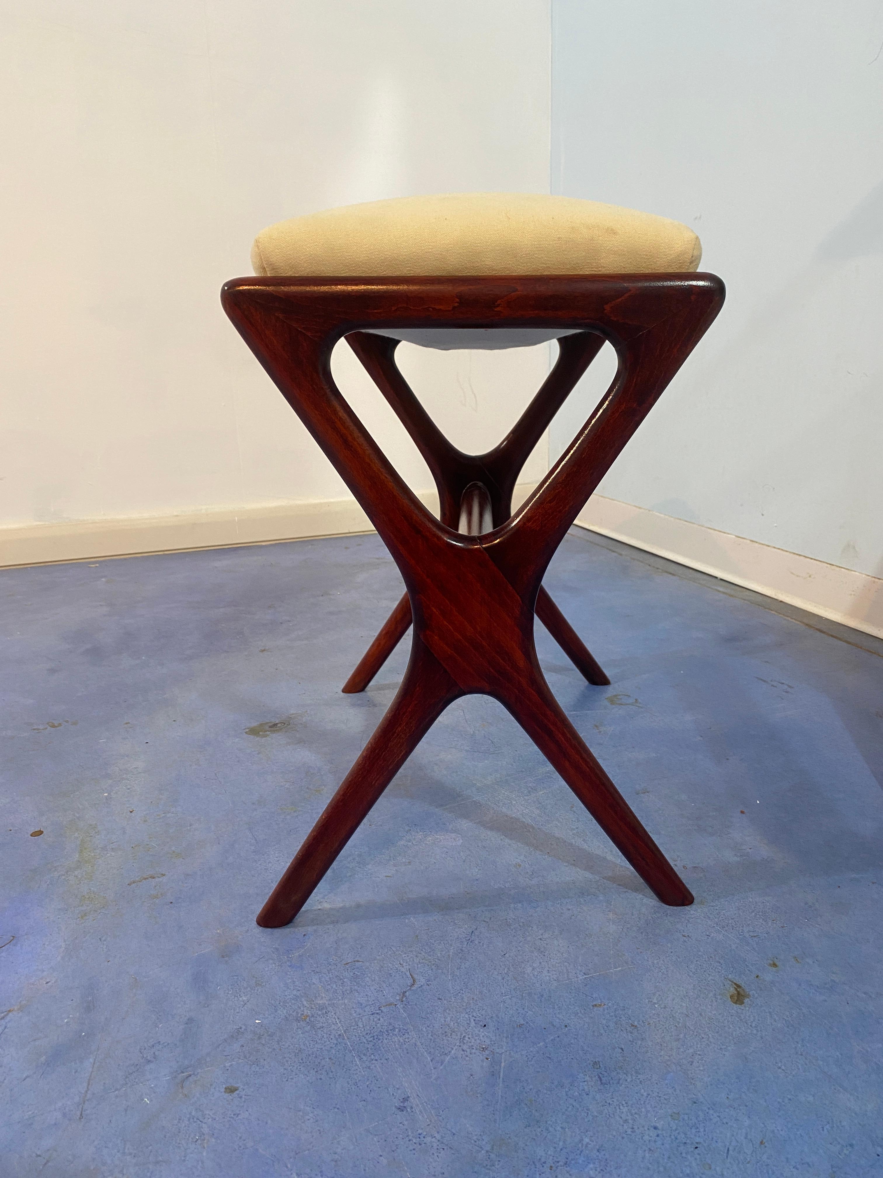 Italienischer Mid-Century-Konsolentisch mit Spiegel, Ico Parisi zugeschrieben, 1950er Jahre im Angebot 8