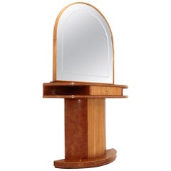 Italian Mid-Century Console with Mirror, 1940s