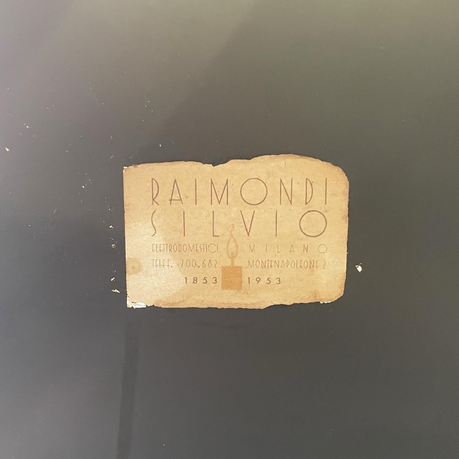 Italian mid-century Console with mirror in opaline glass steel by Raimondi, 1953 For Sale 8