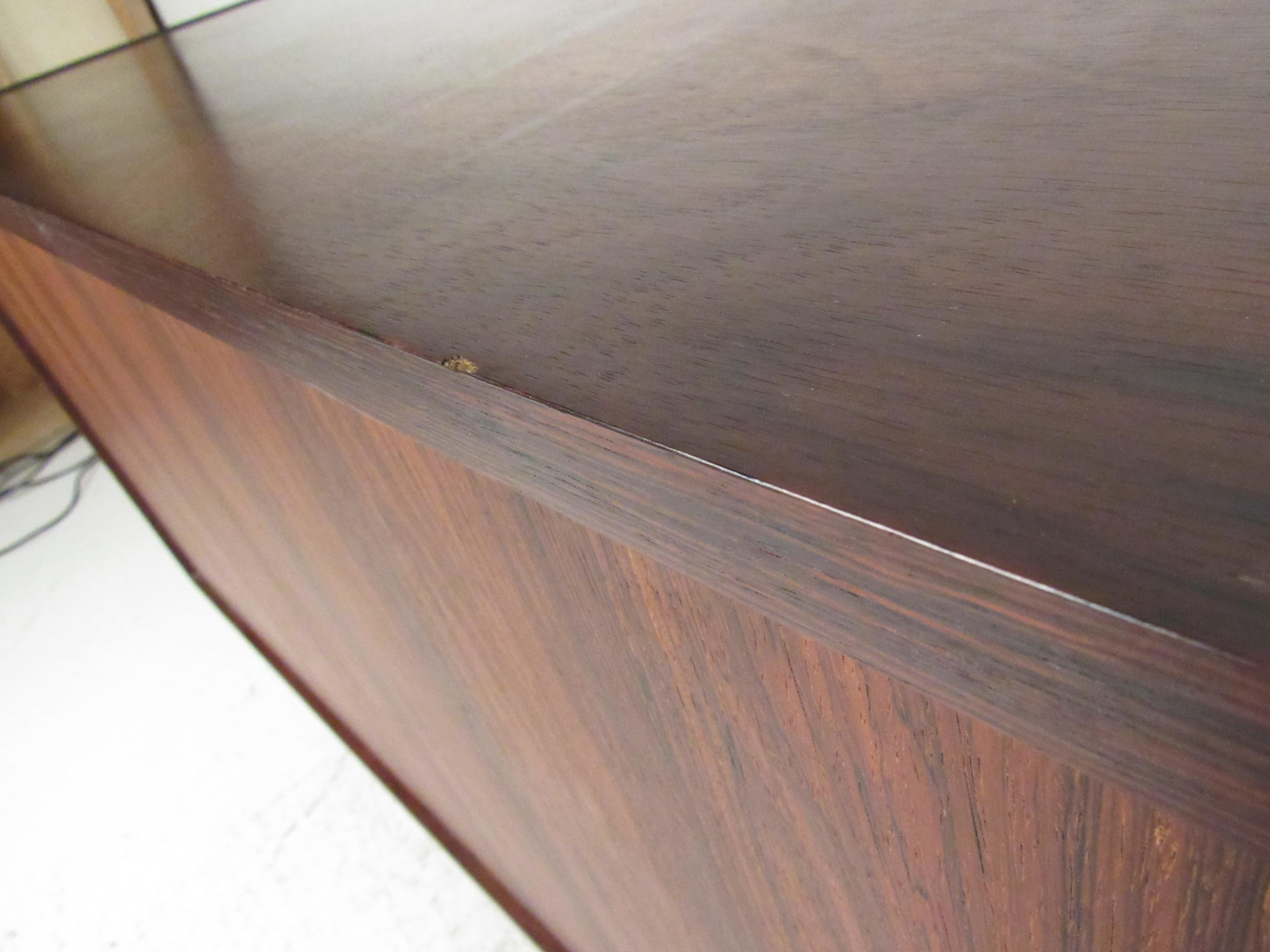 Georges Coslin Designed Credenza in Rosewood with a Finished Back 8