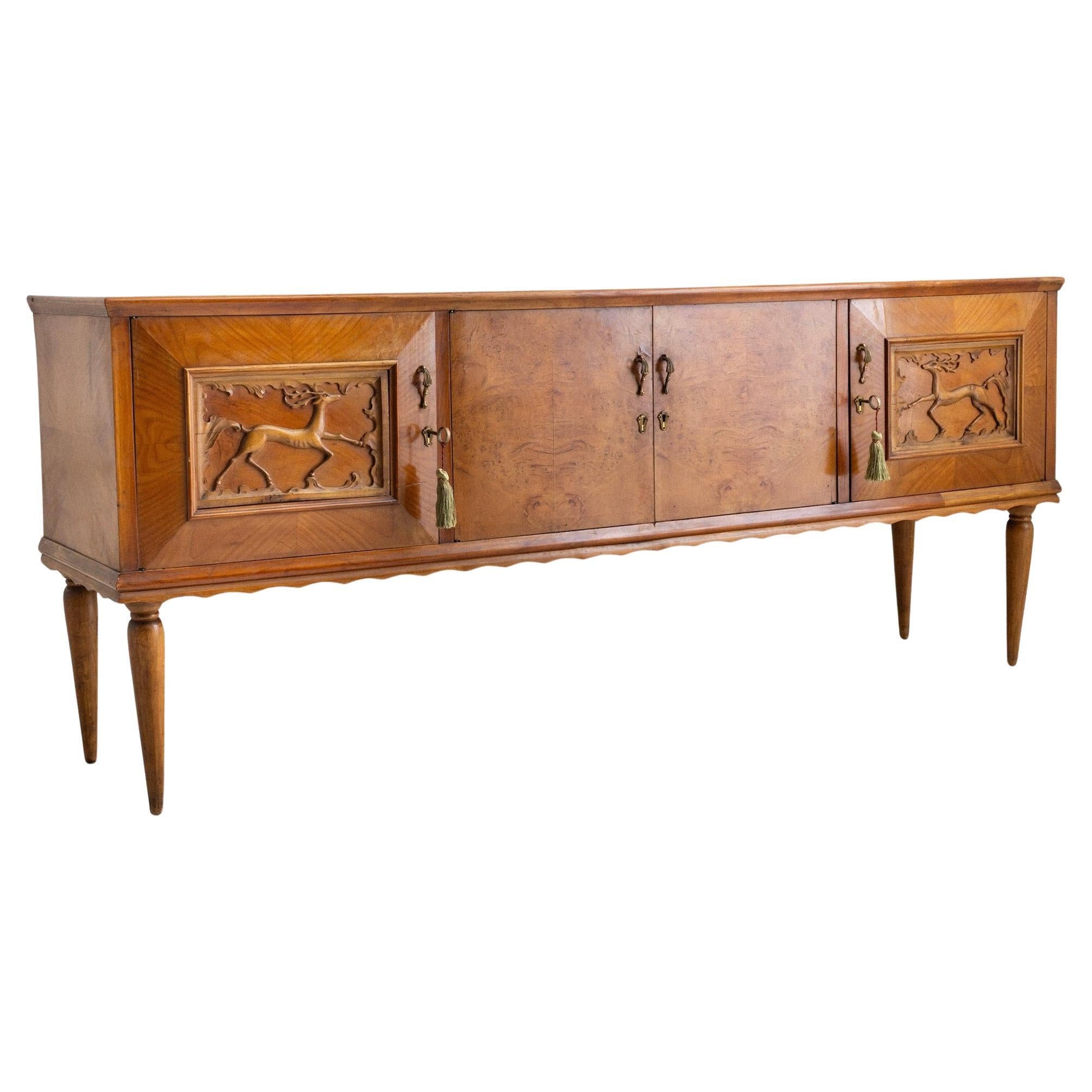 Italian Mid-Century Credenza in the Style of Pier Luigi Colli