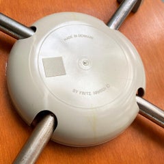 Italian mid century curved wood and legs Ant chair by Fritz Hansen, 1970s