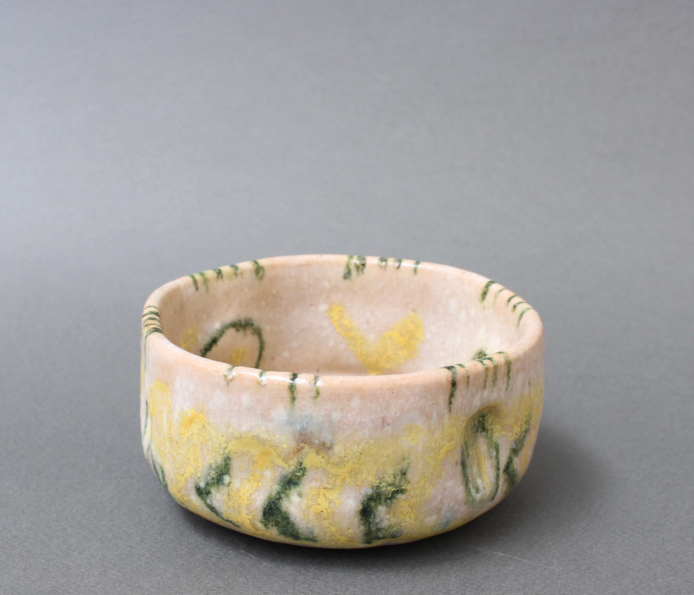 Mid-20th Century Italian Midcentury Decorative Ceramic Bowl by Guido Gambone, circa 1950s