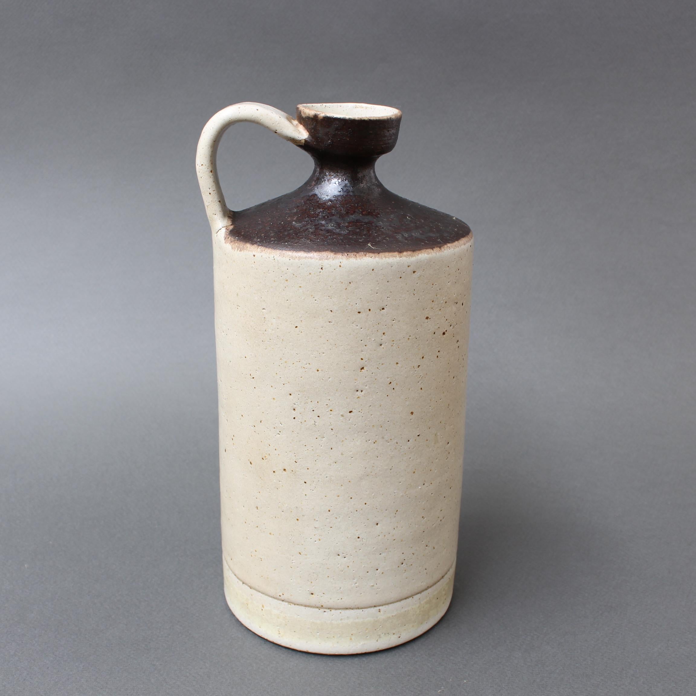 Italian Midcentury Decorative Ceramic Jug by Bruno Gambone, circa 1970s For Sale 1