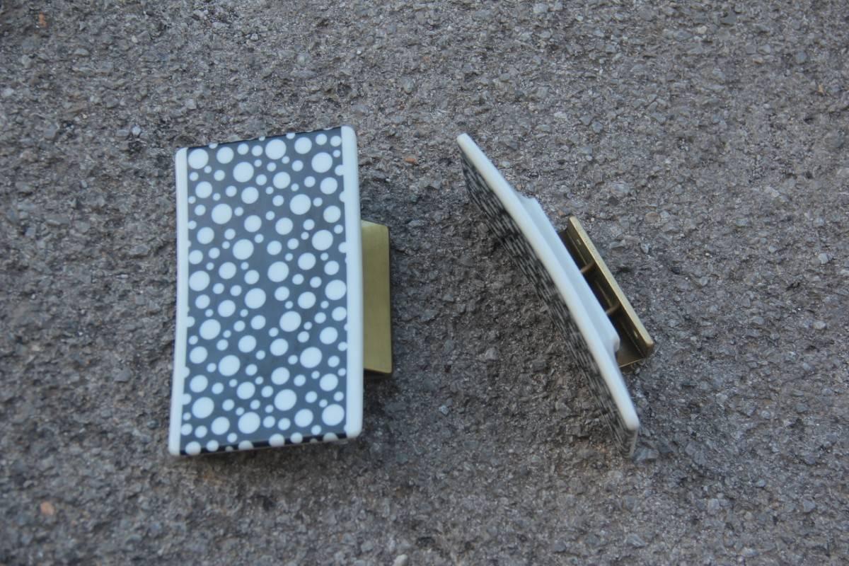 Mid-Century Modern Mid century Modern  Handles polycarbonate and brass Italian design