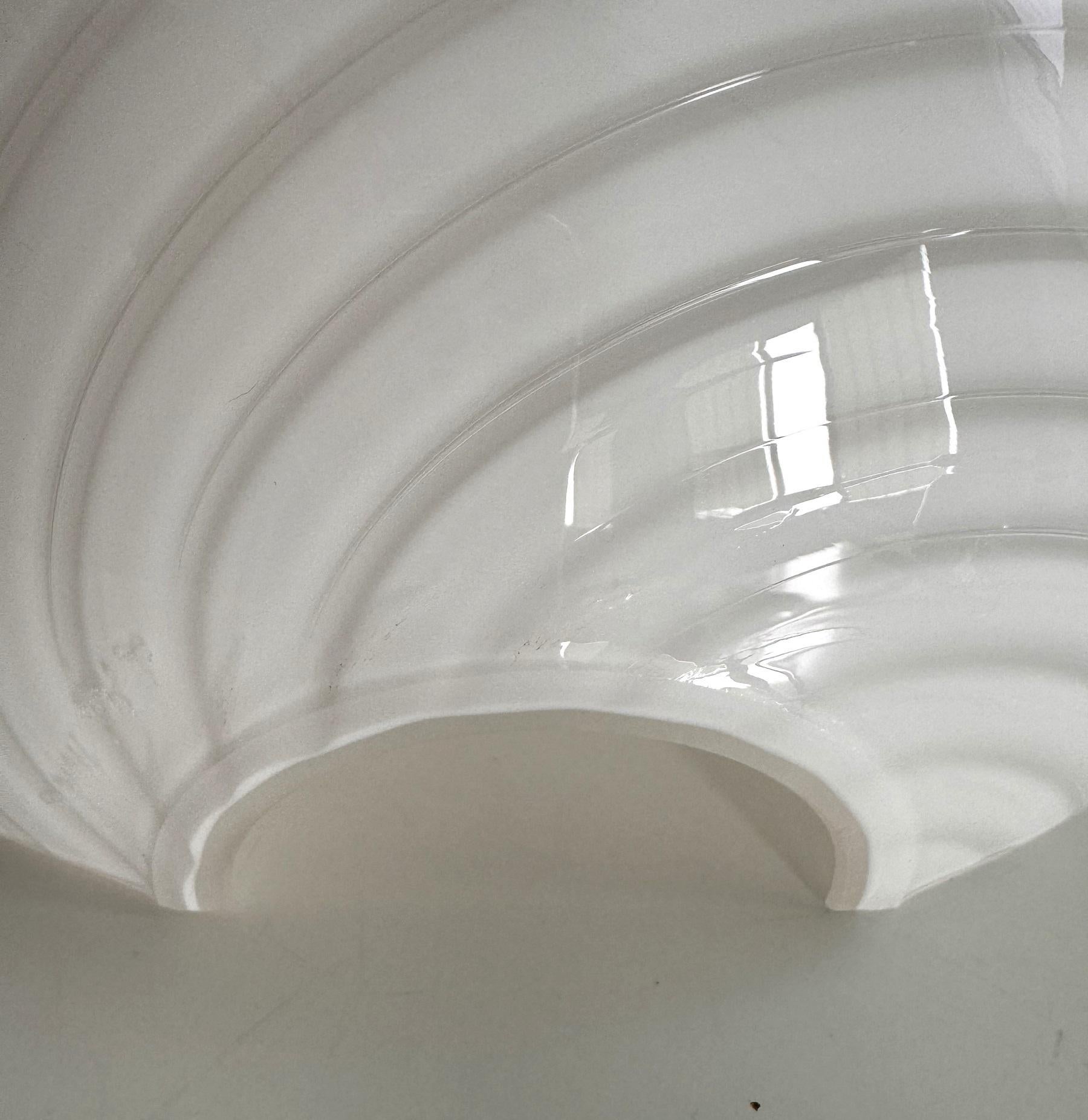 Italian Mid-century Designer  Murano Swirl Glass Mushroom Wall Sconces, 1970s For Sale 6