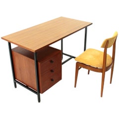 Italian Midcentury Desk and Chair, 1960s