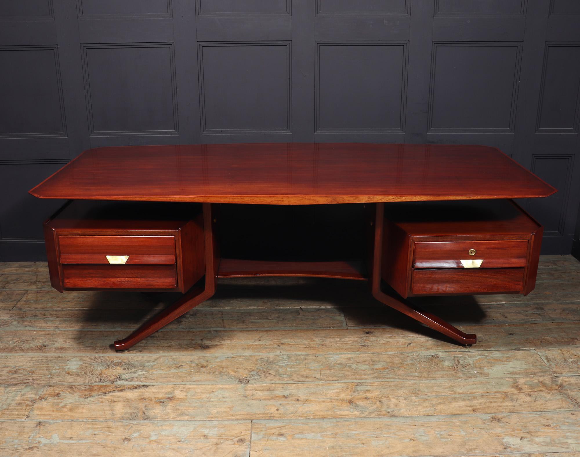 Italian Mid Century Desk by Dassi c1960 In Excellent Condition In Paddock Wood Tonbridge, GB