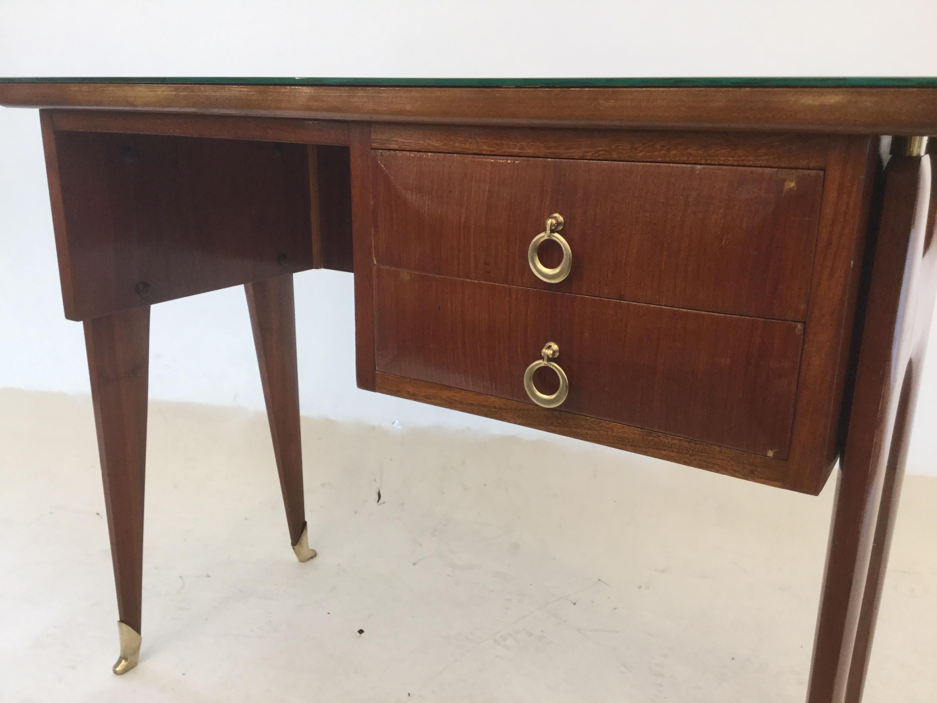 Mid-Century Modern Italian Midcentury Desk/Dressing Table attributed Carlo De Carli, 1950