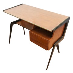 Italian Midcentury Desk in the Manner of Silvio Cavatorta