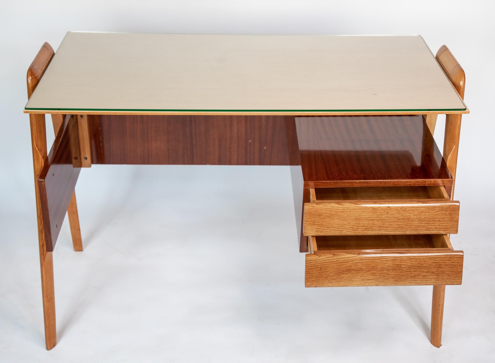 modern wood desk