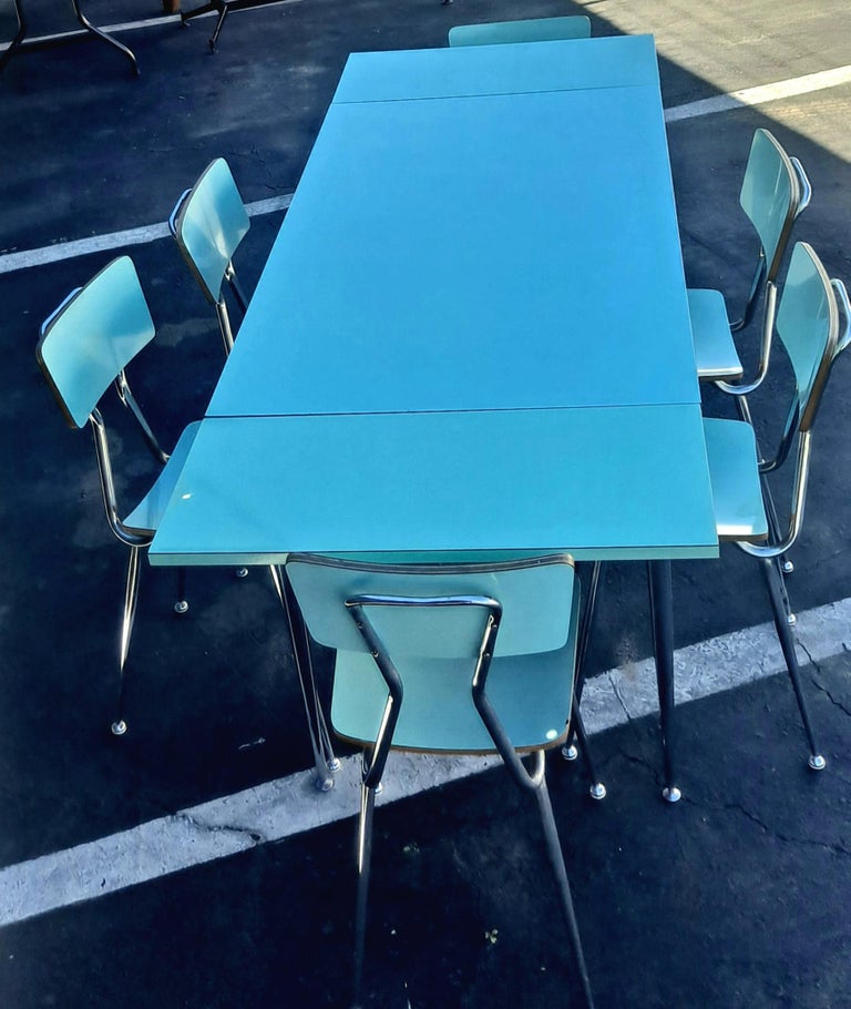 Italian Midcentury Dining Room Set For Sale at 1stDibs