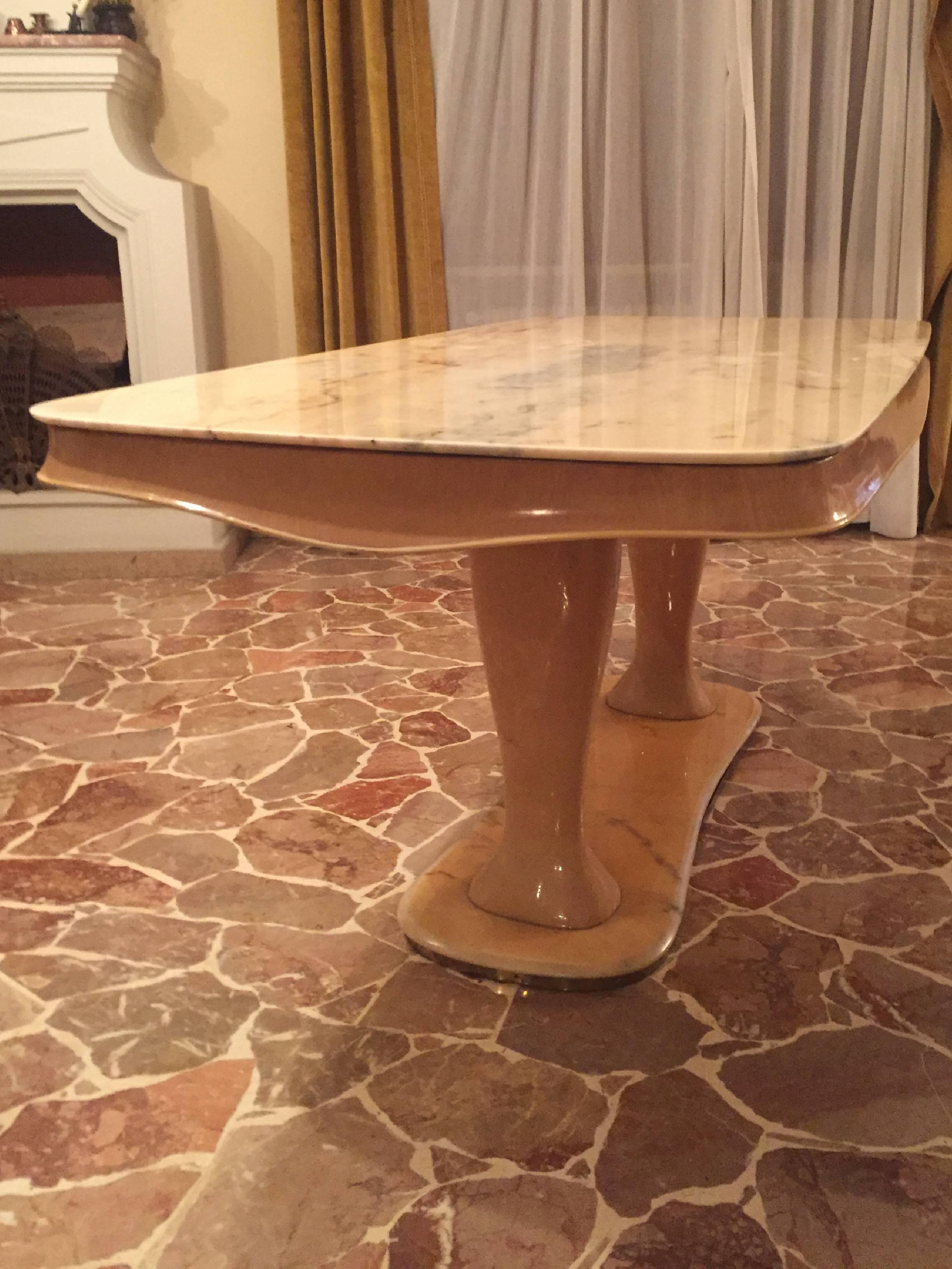 Marble Italian Mid-Century Dining Table, 1950s