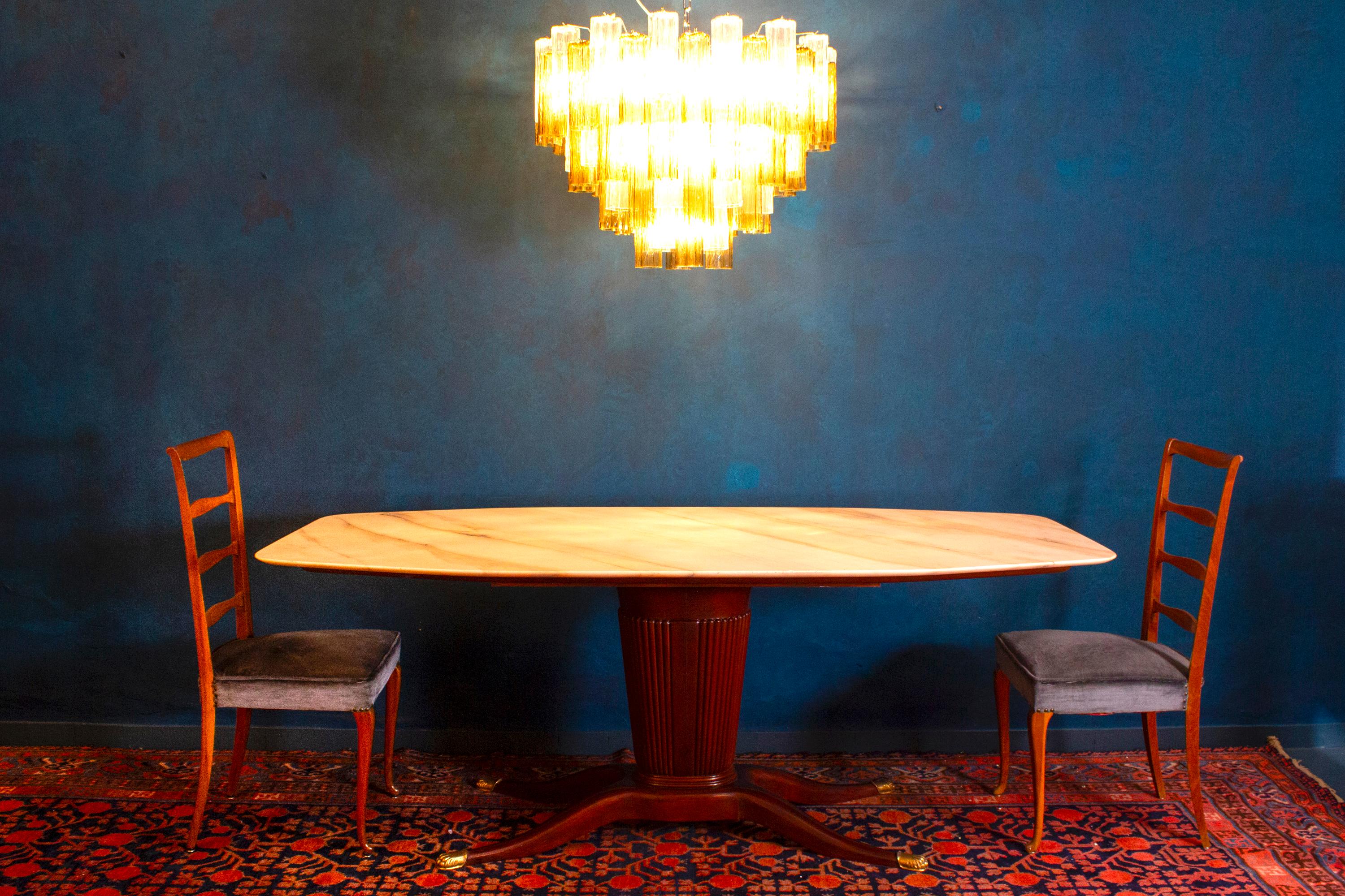 Italian Mid-Century Dining Table Attr. to Paolo Buffa, 1950s For Sale 4