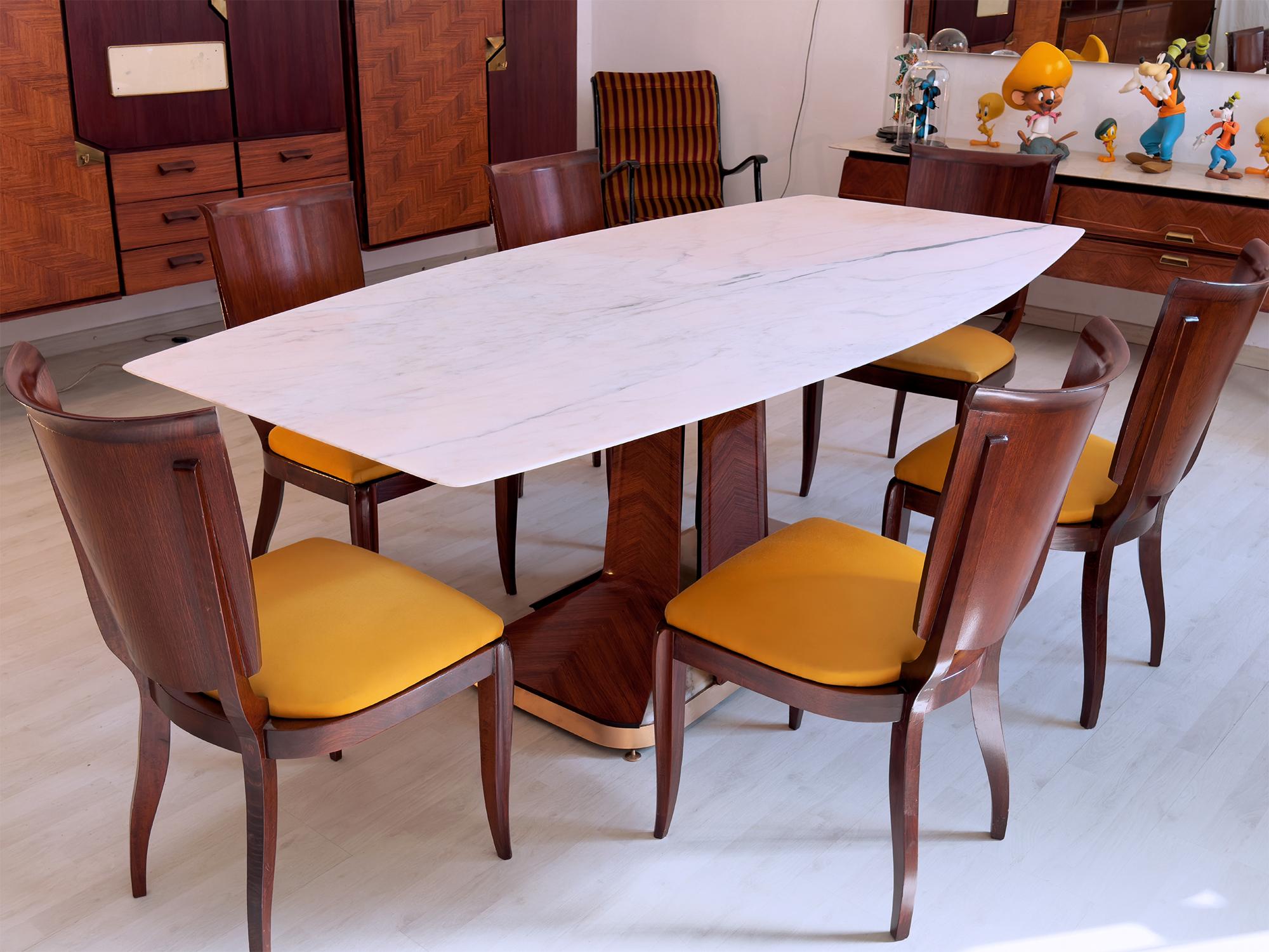 Italian Mid-Century Dining Table by Vittorio Dassi, 1950s For Sale 12