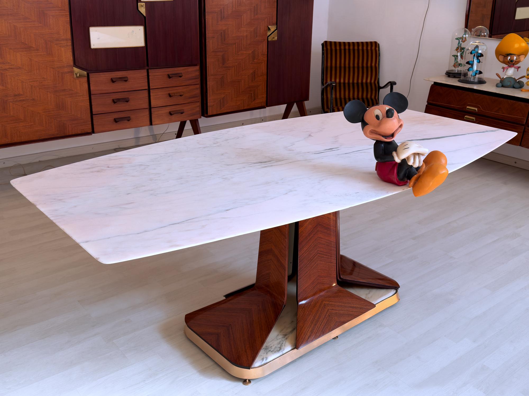 Italian Mid-Century Dining Table by Vittorio Dassi, 1950s In Good Condition For Sale In Traversetolo, IT