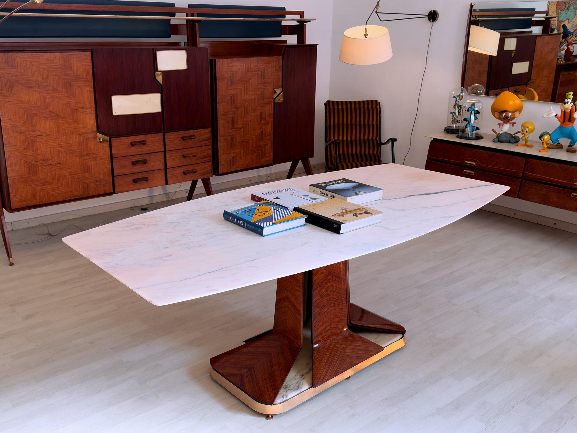 20th Century Italian Mid-Century Dining Table by Vittorio Dassi, 1950s For Sale