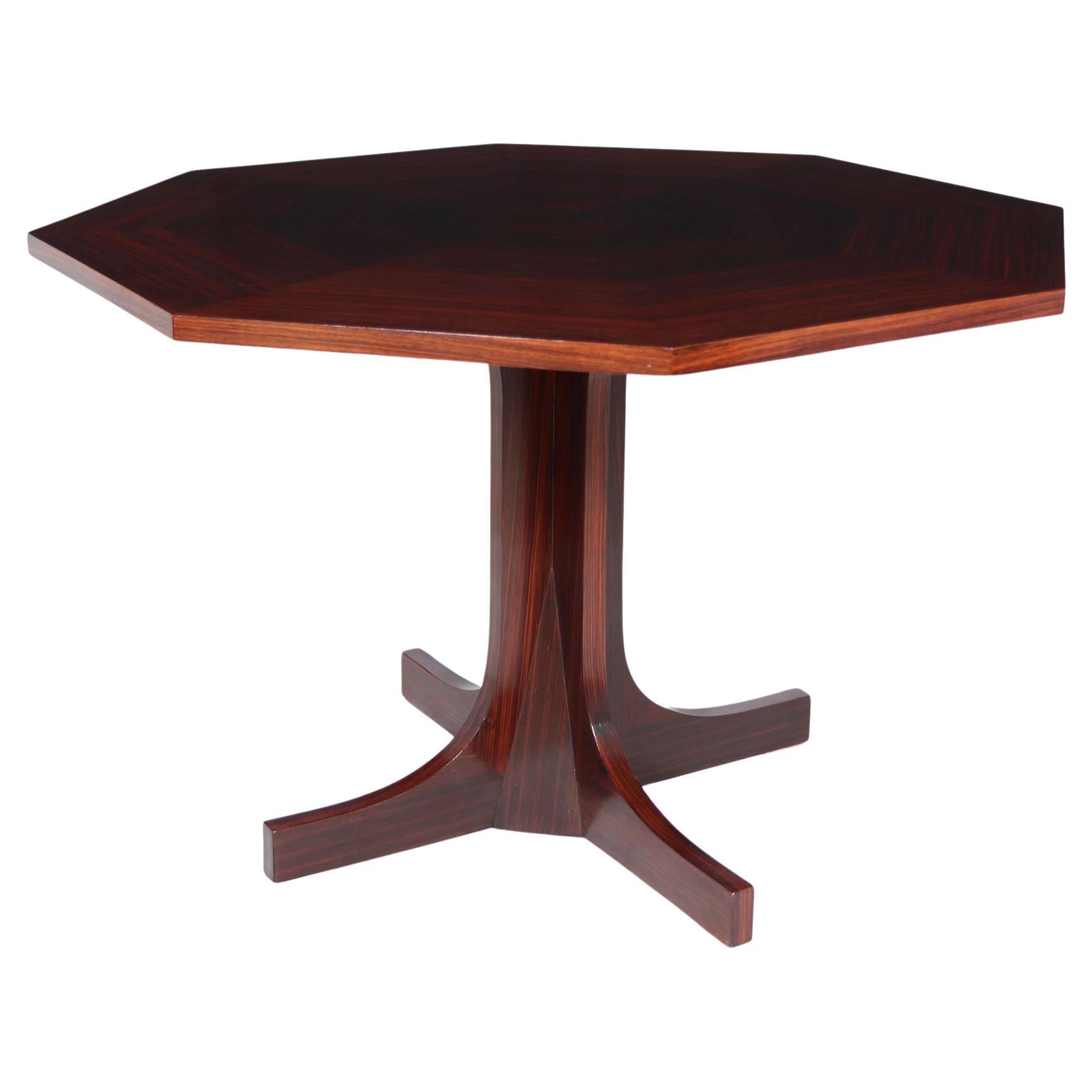 Italian Midcentury Dining Table in Rosewood