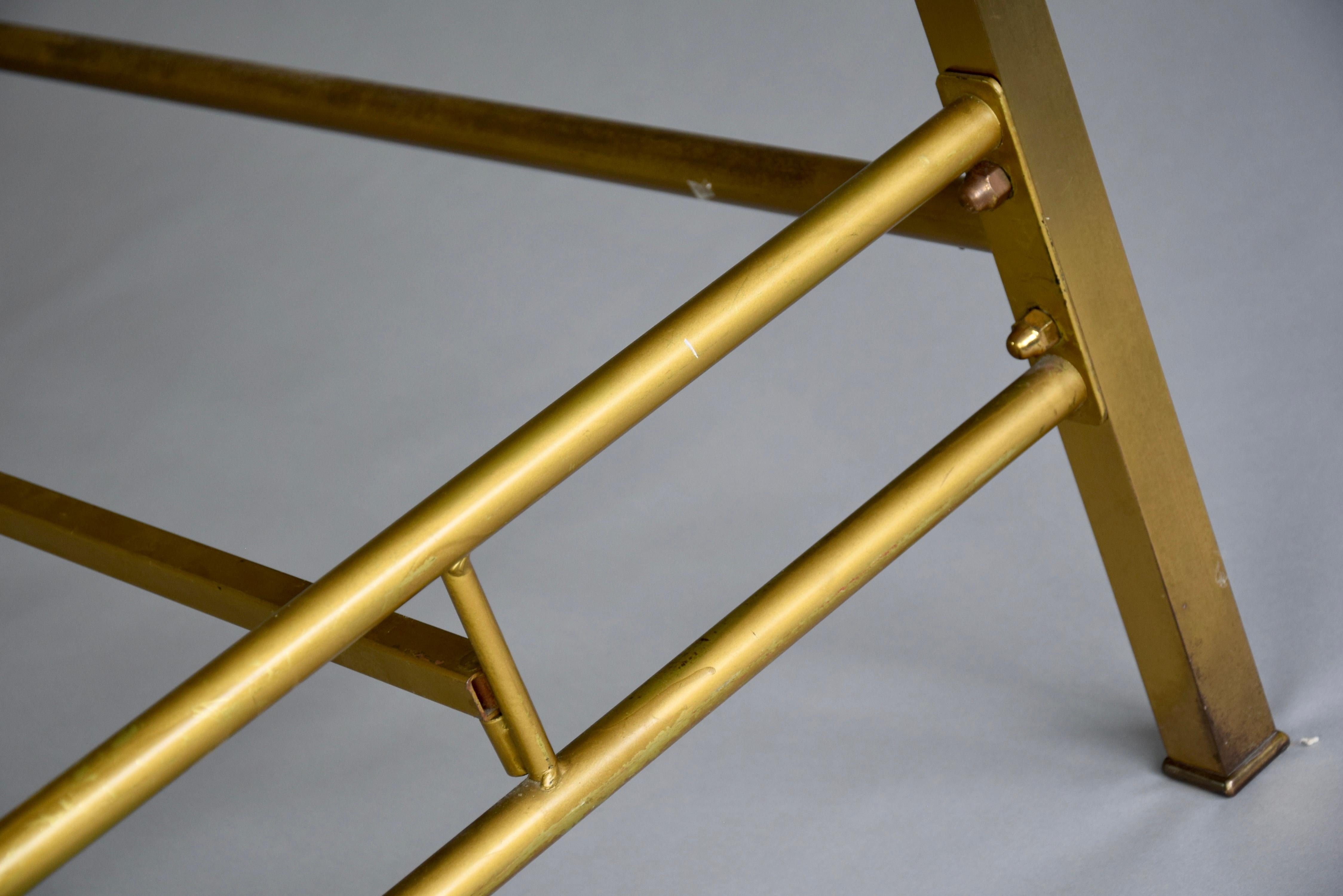 Italian Mid Century Double Brass Bed by Osvaldo Borsani For Sale 9