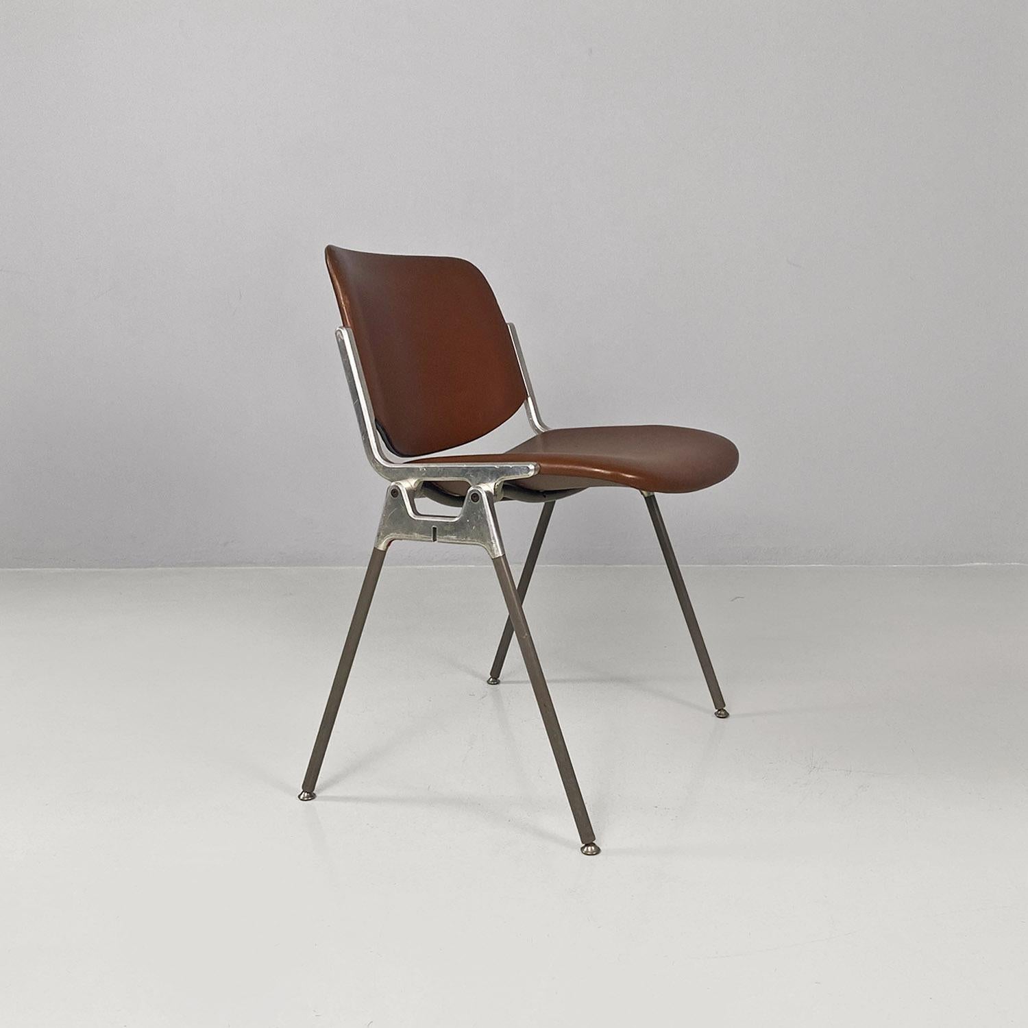Mid-Century moderno Italian mid-century DSC chair by Giancarlo Piretti for Anonima Castelli, 1970s