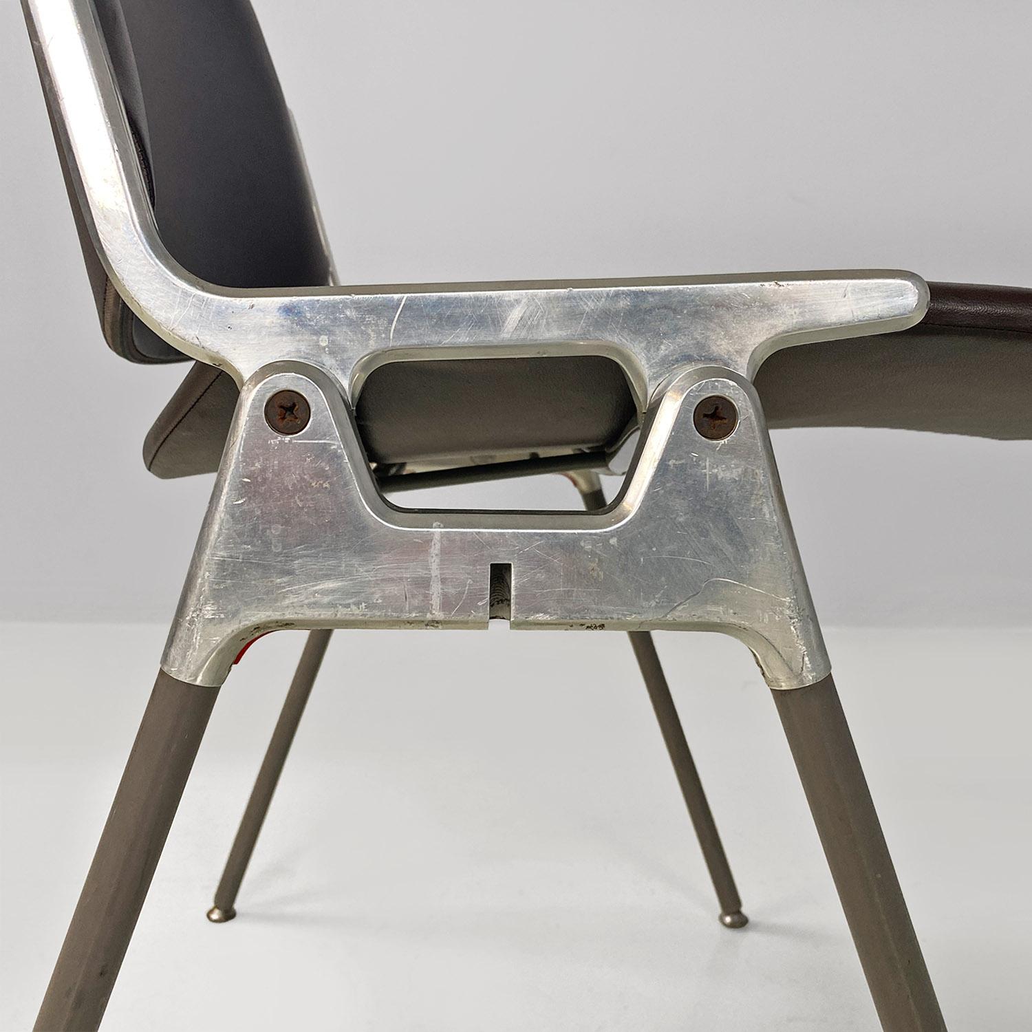 Italian mid-century DSC chairs by Giancarlo Piretti for Anonima Castelli, 1970s 6