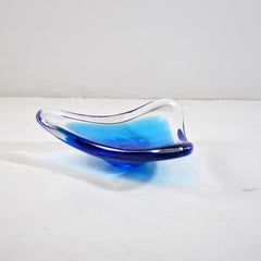 Italian Midcentury Empty Pockets 1960s Submerged Murano Glass