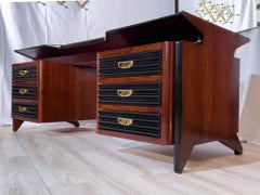 Italian Mid-Century Executive Desk Set by EPMC, 1950s