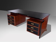 Italian Mid-Century Executive Desk Set by EPMC, 1950s