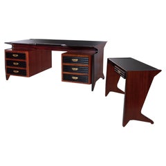 Italian Mid-Century Executive Desk Set by EPMC, 1950s