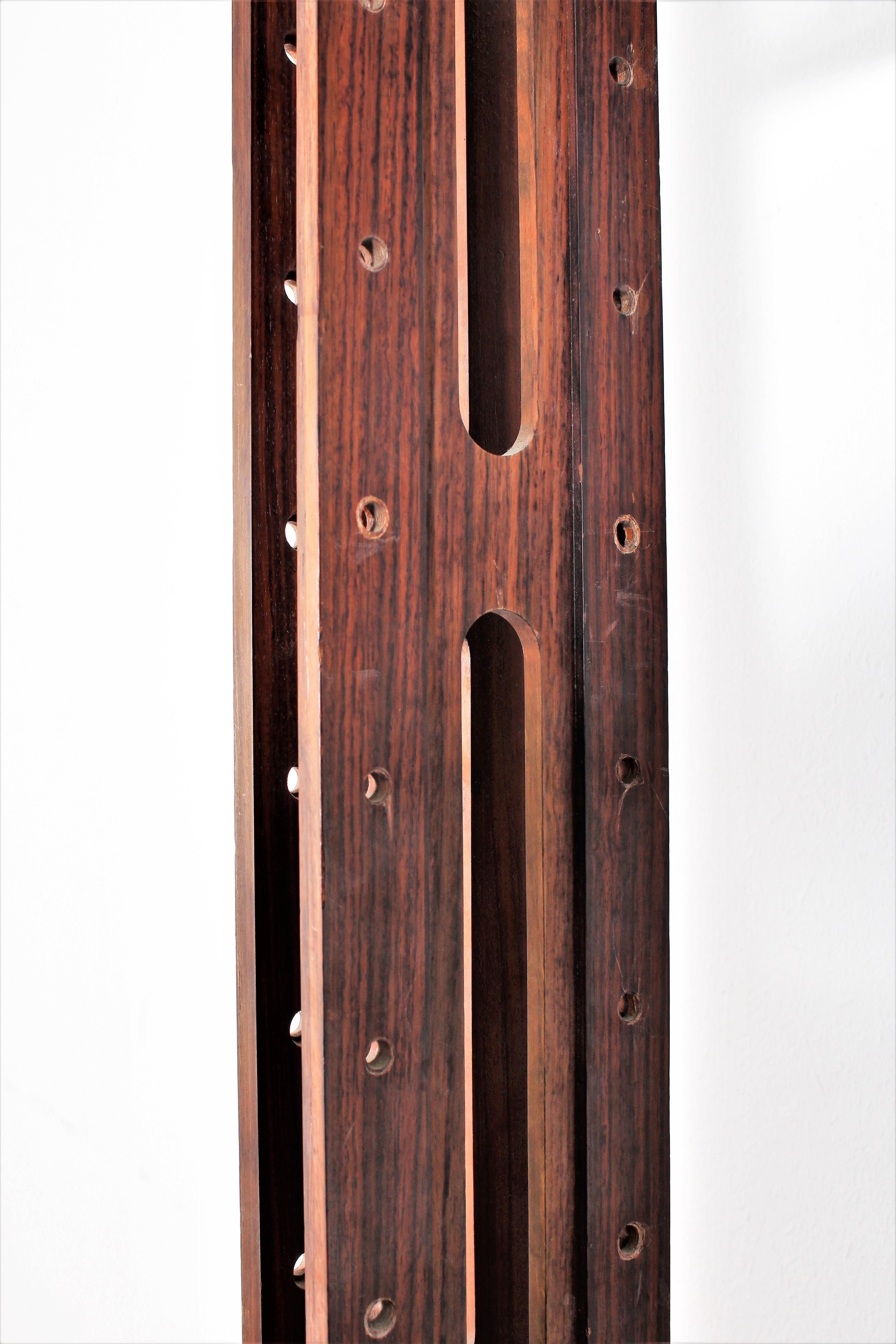 Italian Mid-Century F. Albini Adjustable Bookcase in Wood, 1960s In Good Condition In Palermo, IT