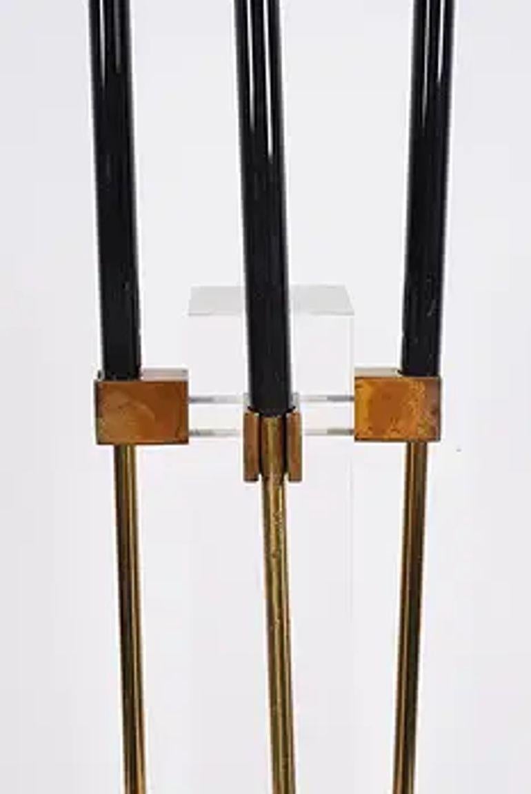 Italian Mid Century Fire Place Tools In Good Condition For Sale In Dallas, TX