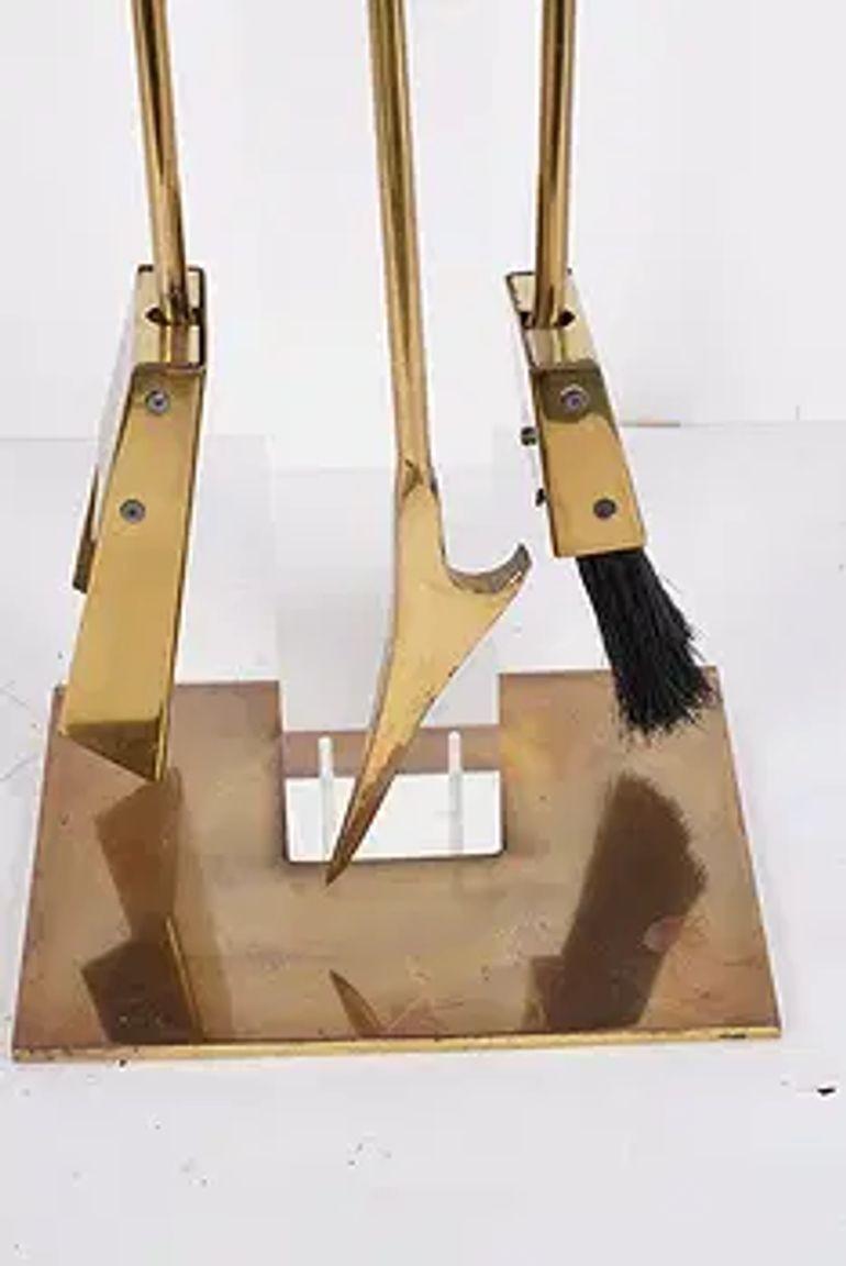 Mid-20th Century Italian Mid Century Fire Place Tools For Sale