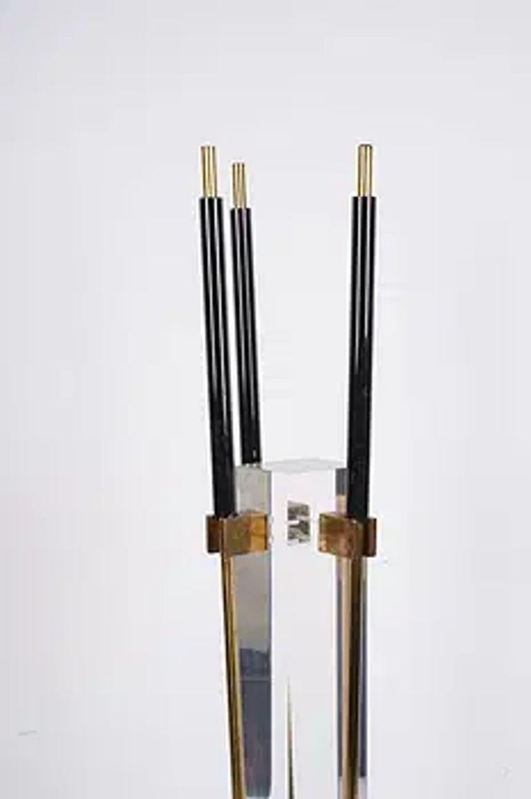 Italian Mid Century Fire Place Tools For Sale 1