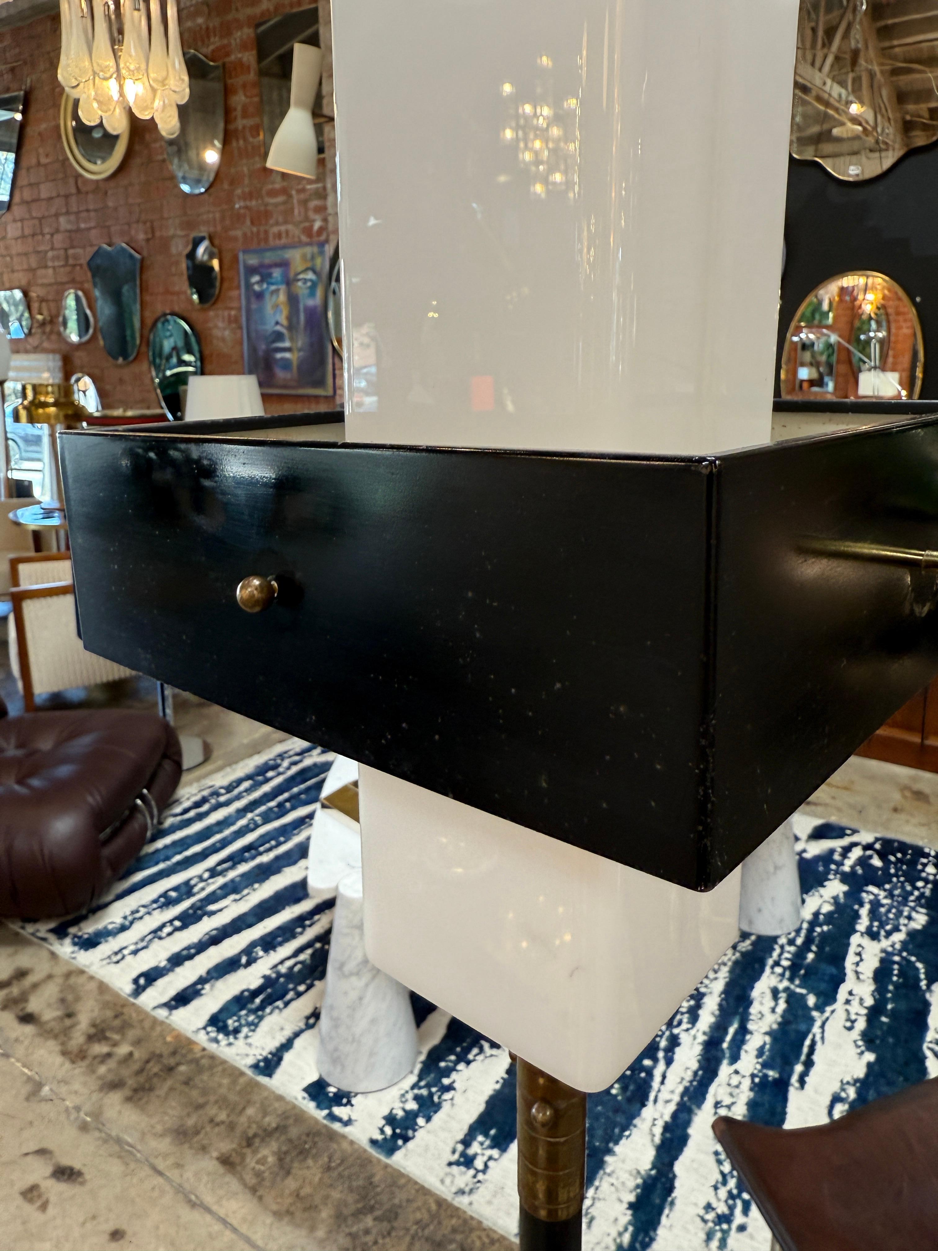 Mid-20th Century Italian Mid-Century Floor Lamp Attributed to Stilnovo, 1960s For Sale